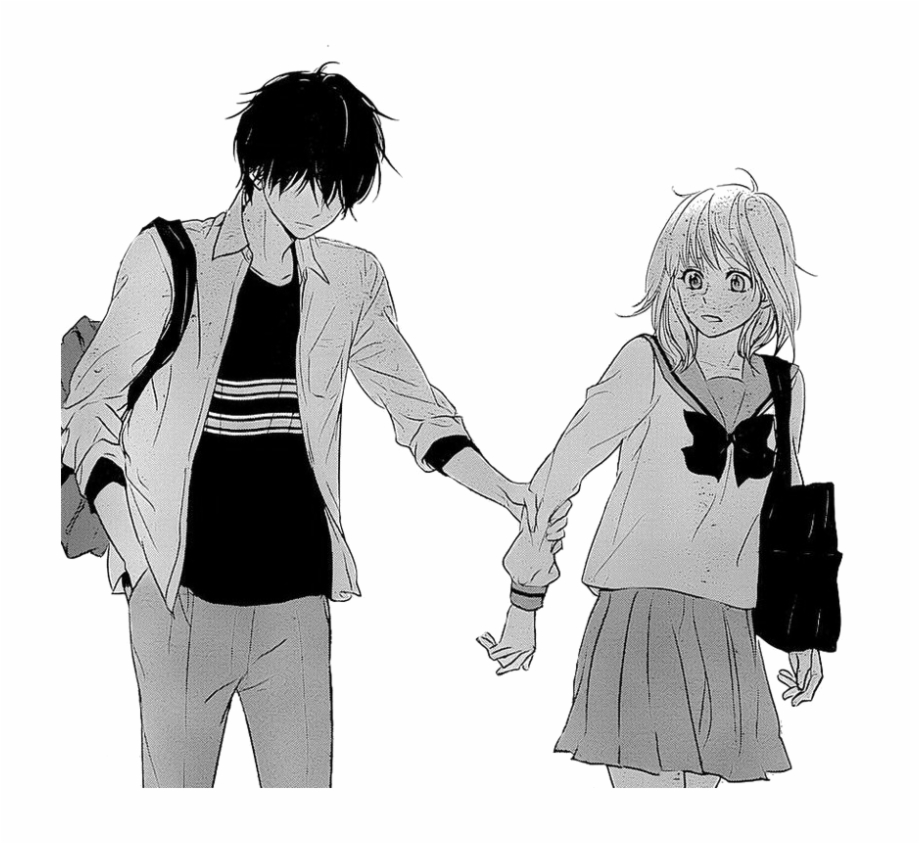 Sad Couple Png Pic Anime Boy And Girl