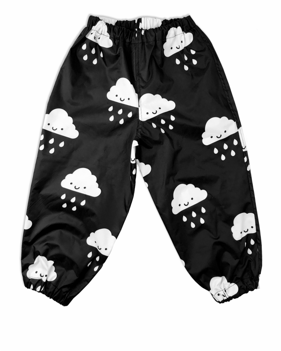 Kawaii Cloud Rain Pants Pocket