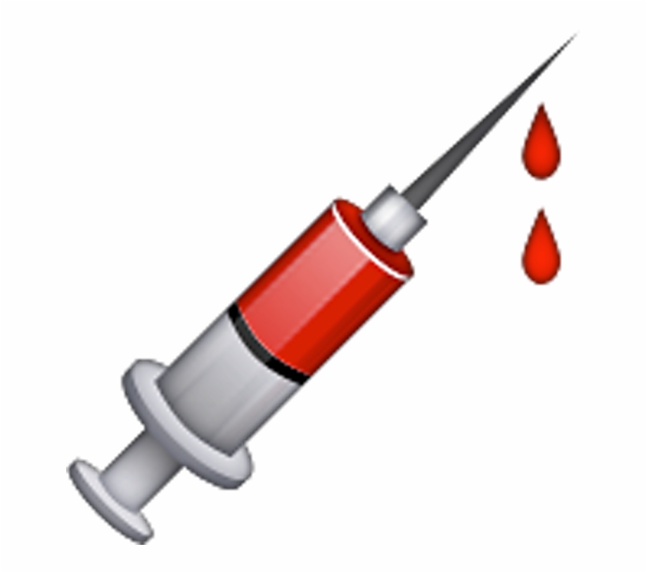 Clip Art Library Stock Needle With Blood Clipart