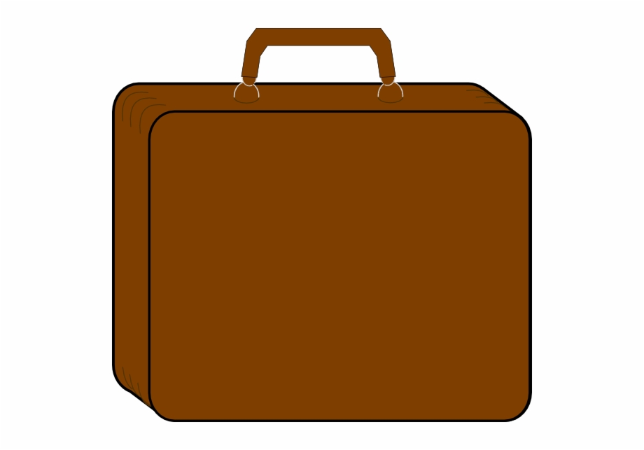 Suitcase Clip Art Brown Suitcase Clipart