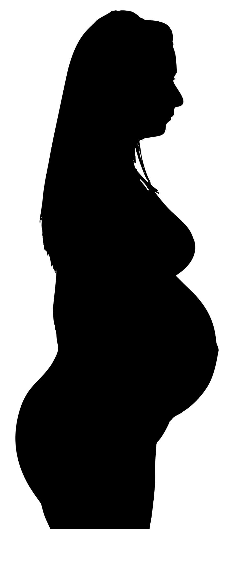 pregnant silhouette clip art free