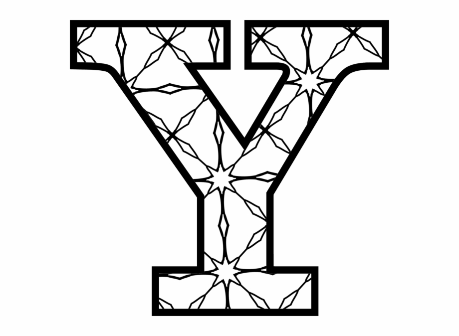 Letter Y Letter To Colour In Y