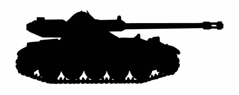 Scrapbook Silhouette At Getdrawings Army Tank Clipart Black