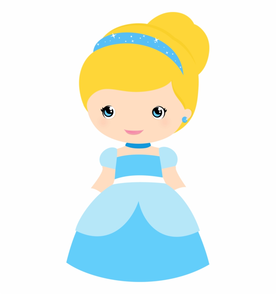 Baby Clipart Cinderella Princesa Cinderela Cute - Clip Art Library