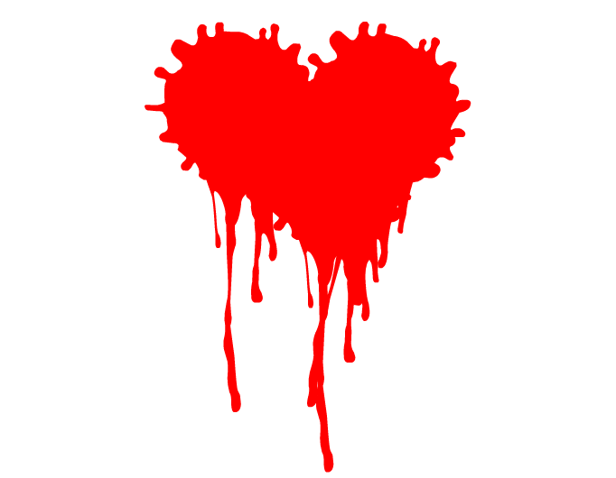 Bloody Heart Png - Clip Art Library