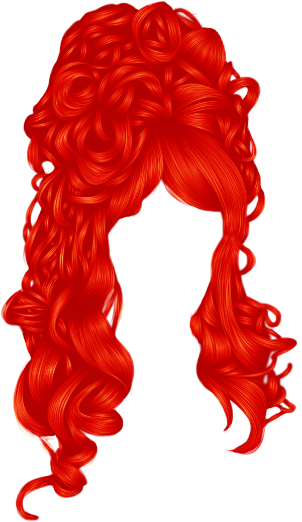 Red Wig Png Red Hair Transparent Background