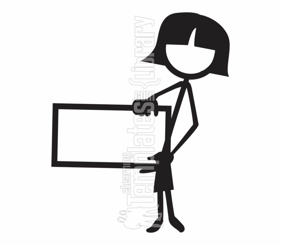 Stick Figure Boy With Hair - Clip Art Library