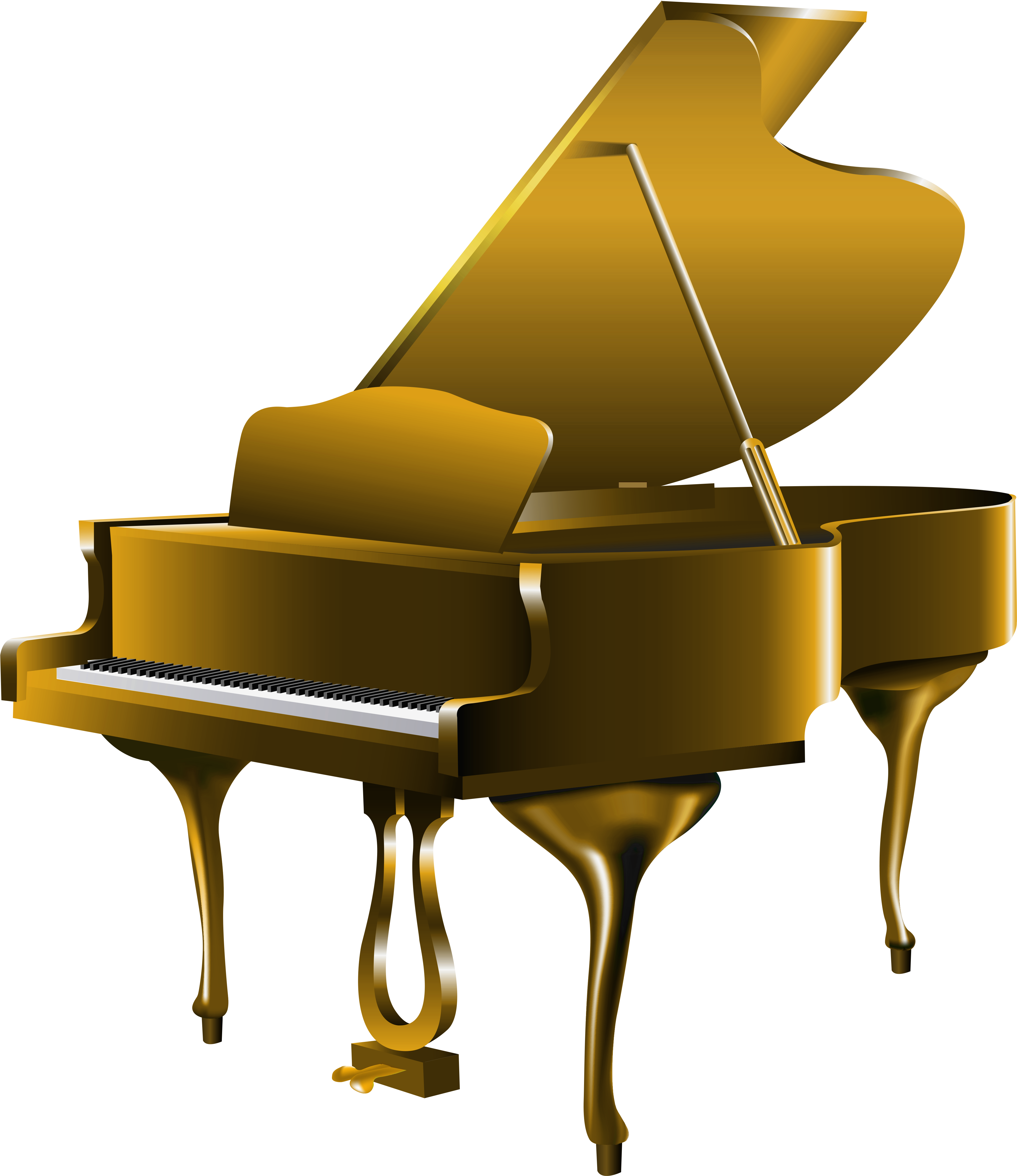 Clip Arts Related To Transparent Piano Clip Art