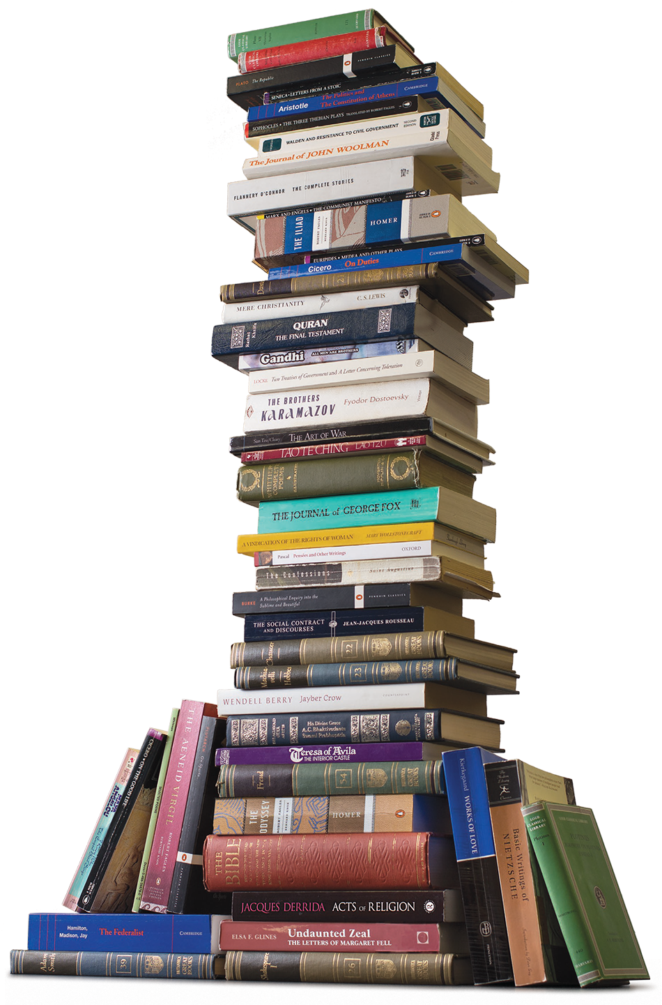 A Stack Of Great Books Library