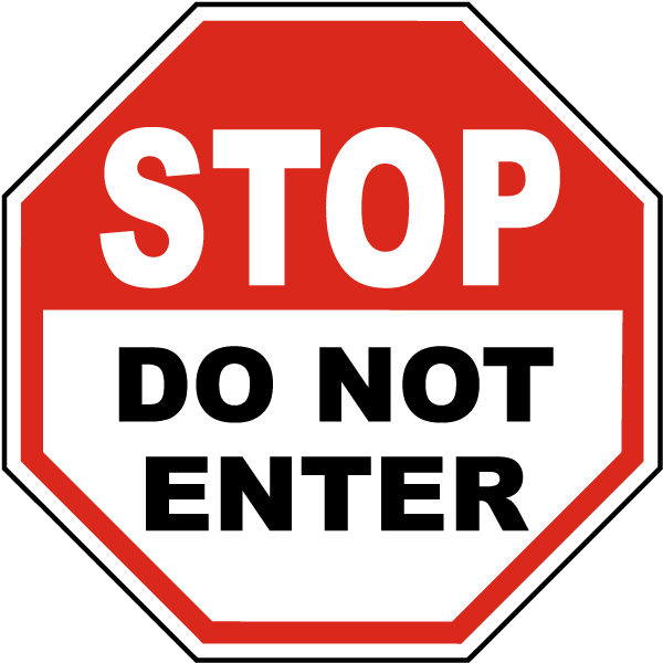 Do Not Enter Sign Png