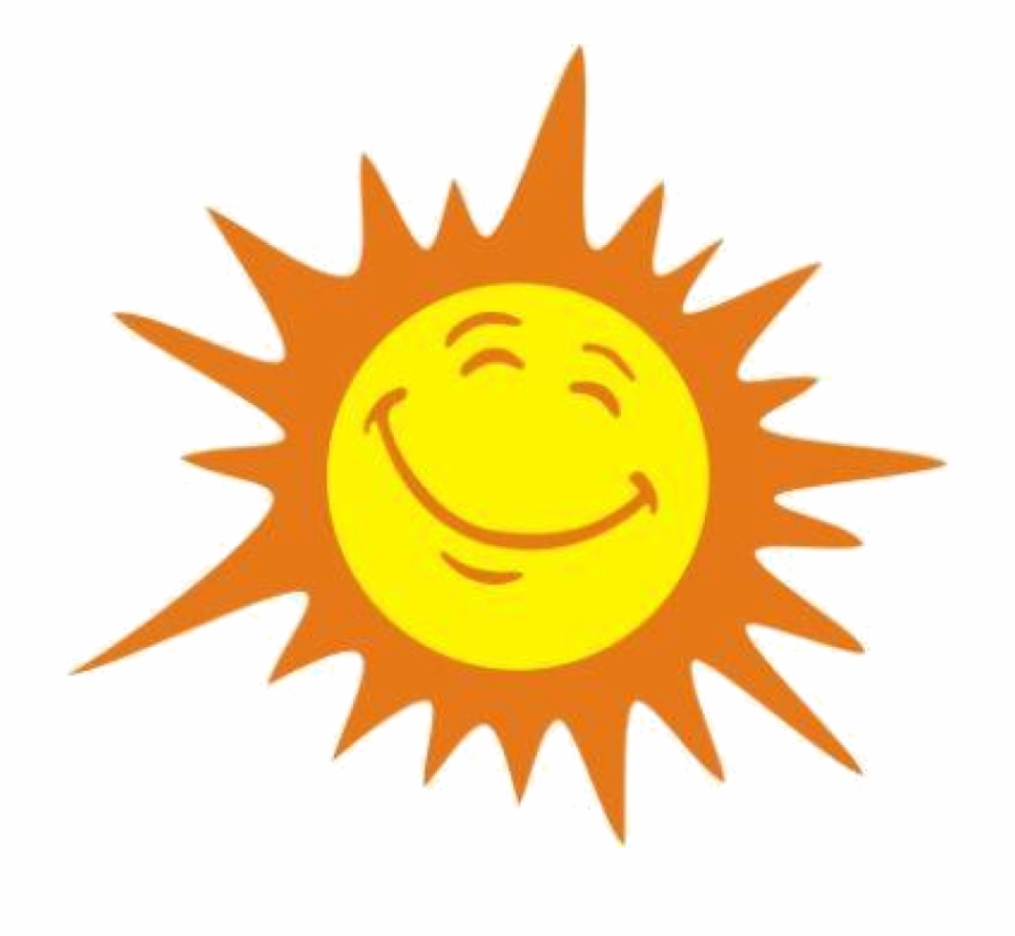 Happy Sun School Desk Sun Clipart