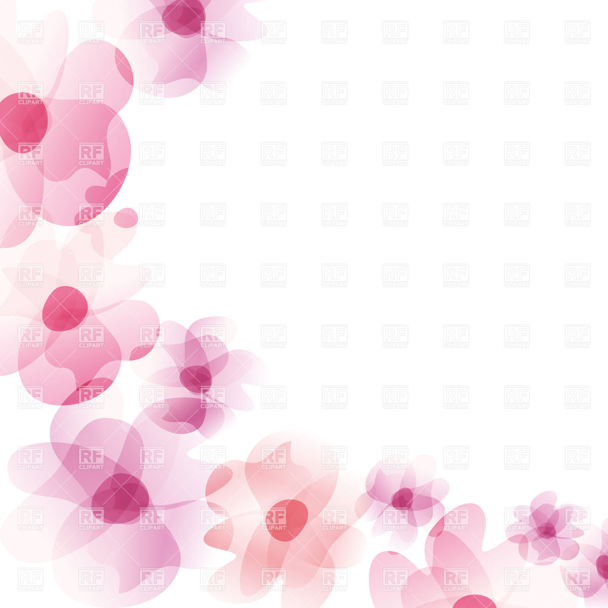 pink flower vector