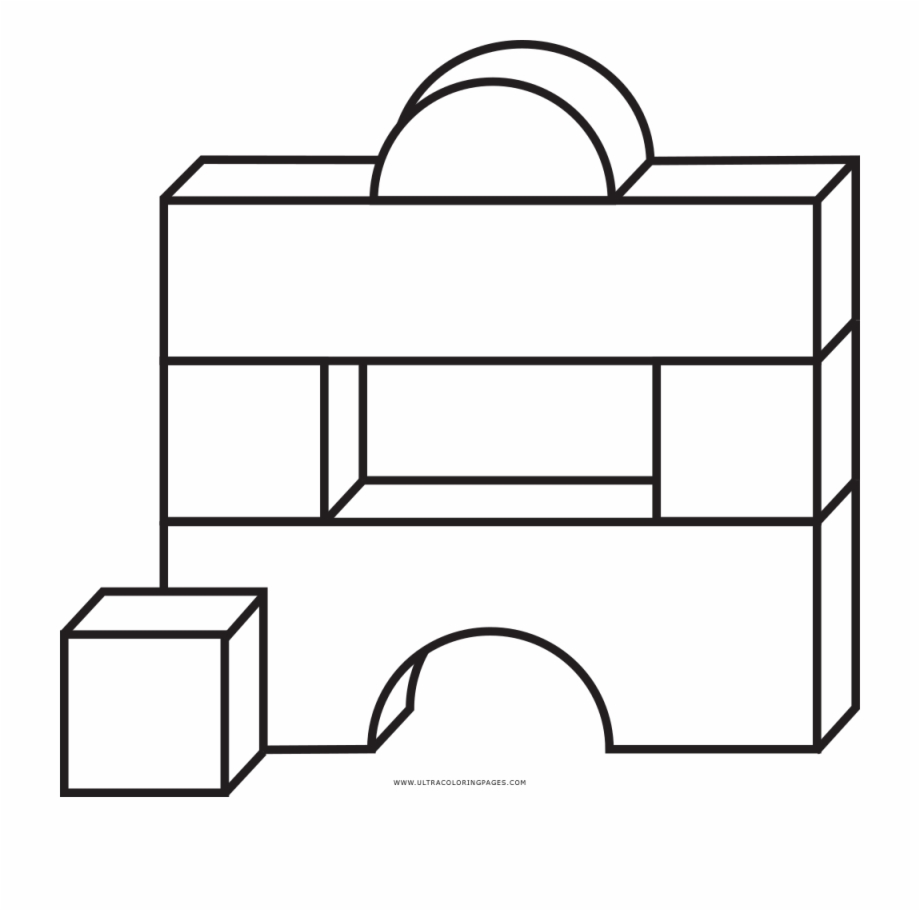 Block Coloring Pages New Free Of With Building