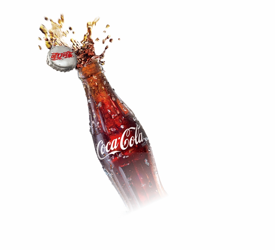 Png Coca Cola Bottle Glass - Clip Art Library