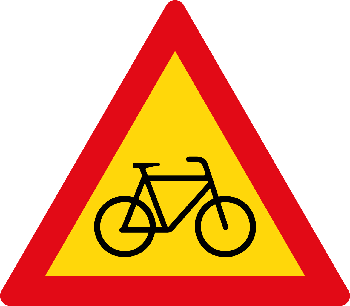 Winding Road Sign Png Download City Bike Icon
