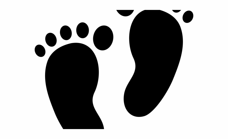 Footsteps Cliparts Silhouette Baby Footprint Clipart