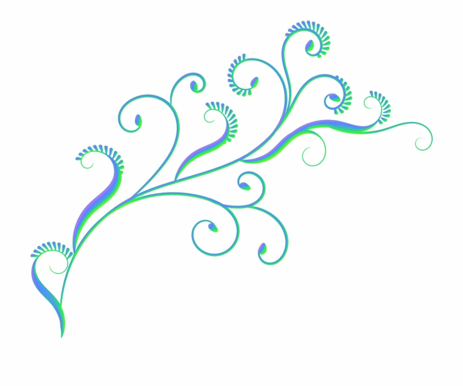 Simple Swirl Patterns Png Images Floral Design Border