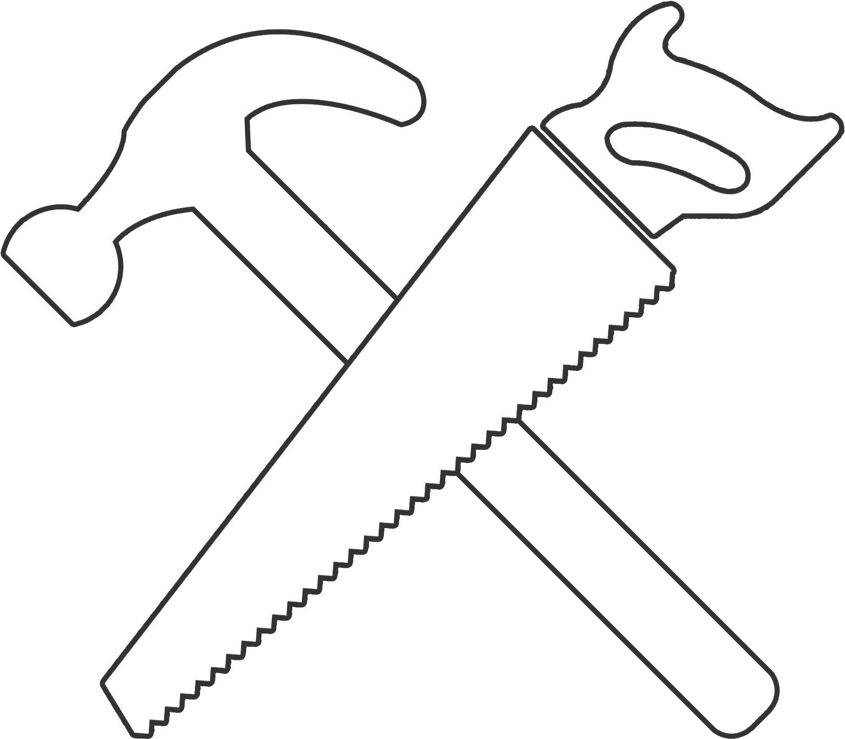 Graphic Transparent Stock Hammer Svg Saw White Hammer