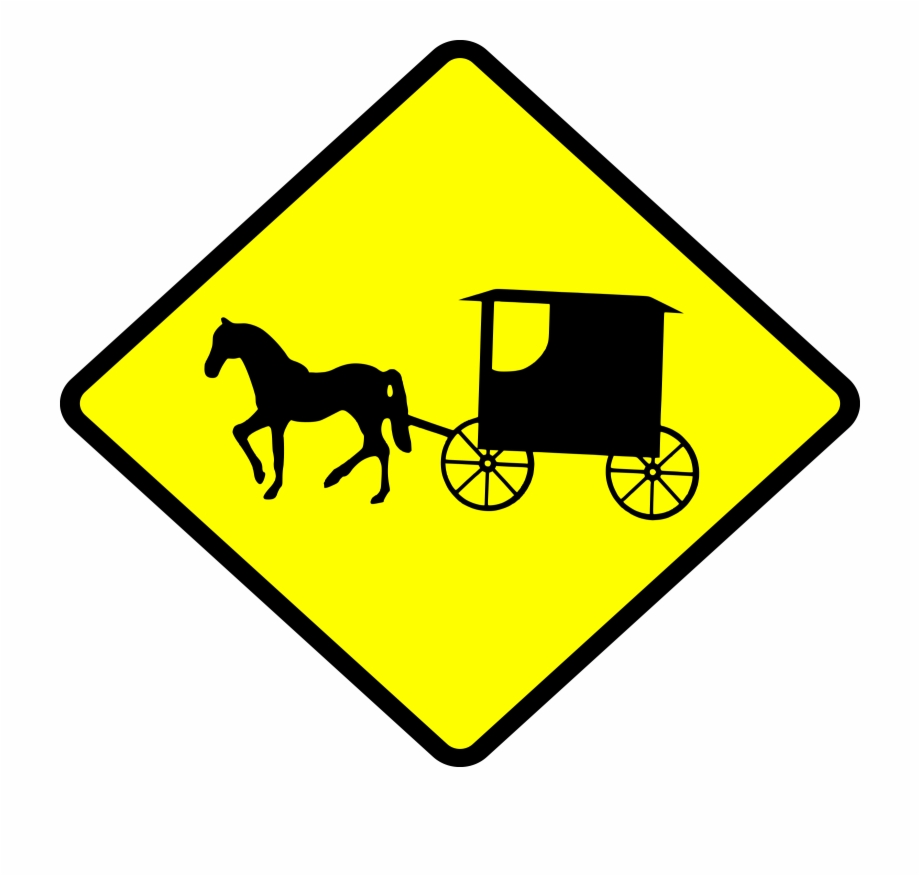 Buggy Crossing Vector Image Free Stock Photo Amish