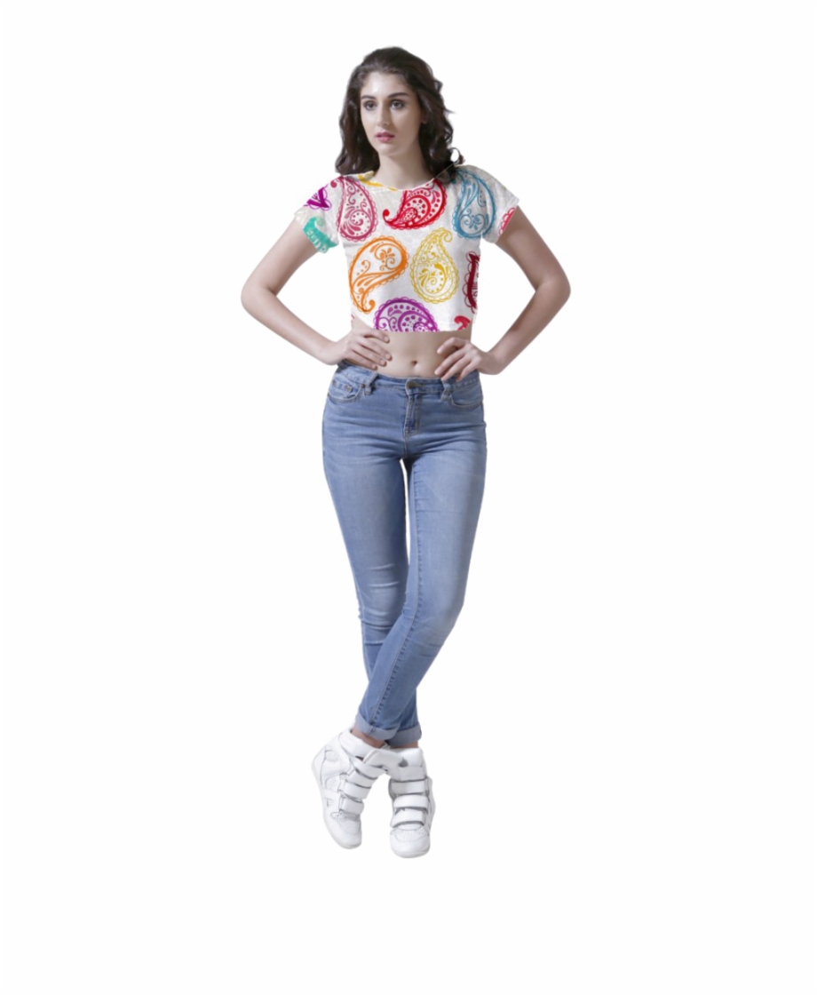 PNG of a Confident young woman in blue jeans standing with her hands on her  hips | Buy Stock Photo on PeopleImages, Picture And Royalty Free Image. Pic  2836339 - PeopleImages
