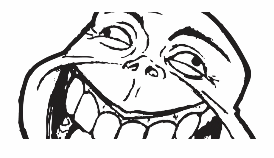 Angry Troll Face PNG by NFC by NinetailsFoxChan on DeviantArt