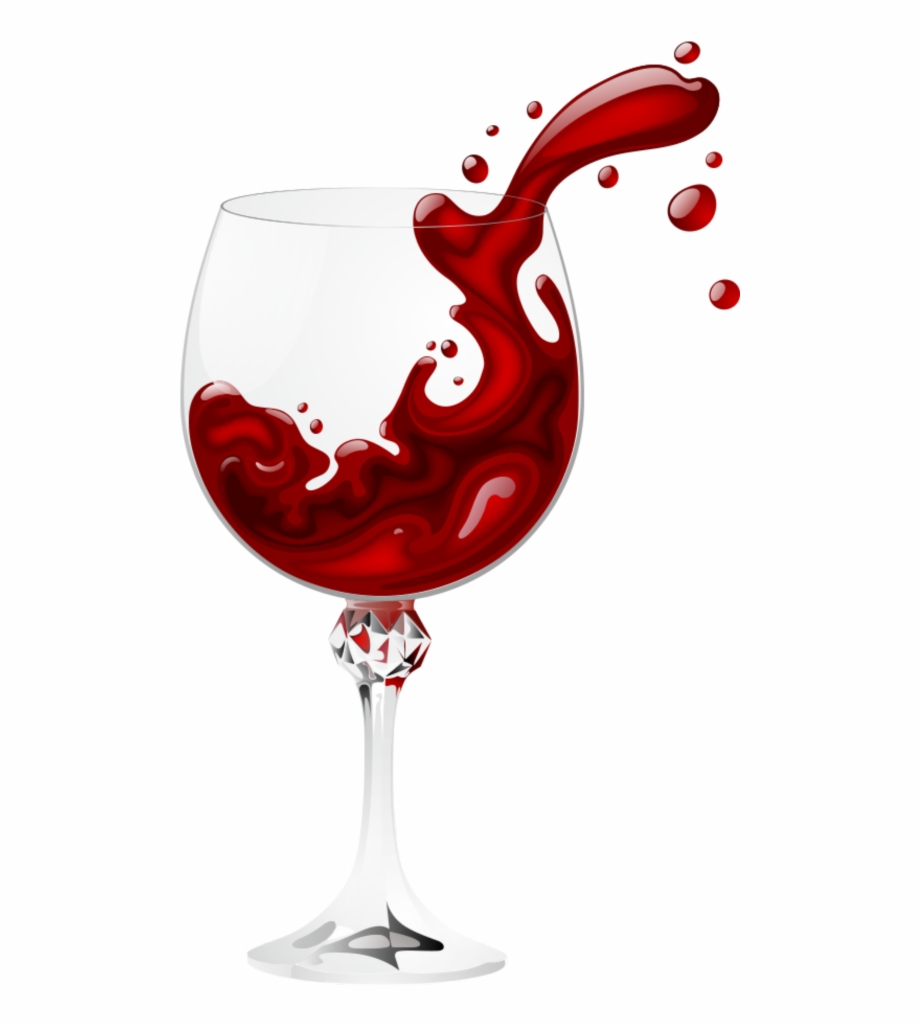 Mq Red Vine Glass Splash Transparent Background Wine