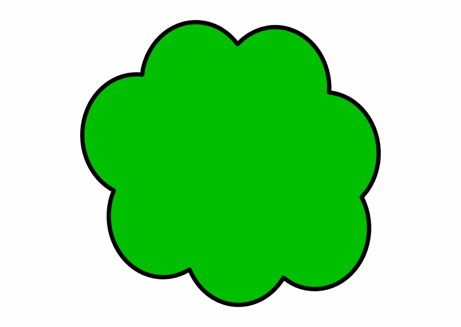 Lilly Pad Clip Art Green Cloud Clipart
