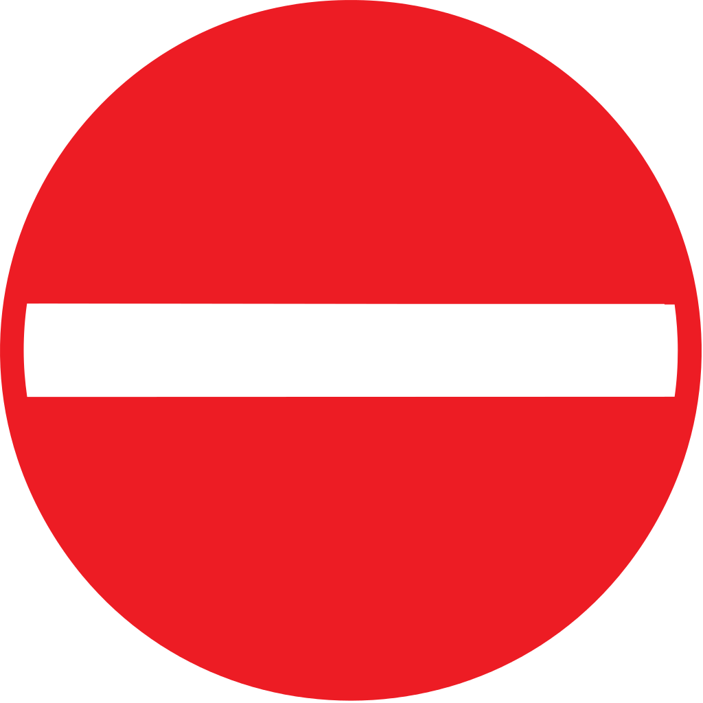 Belgian Road Sign C1 No Entry Signs Singapore
