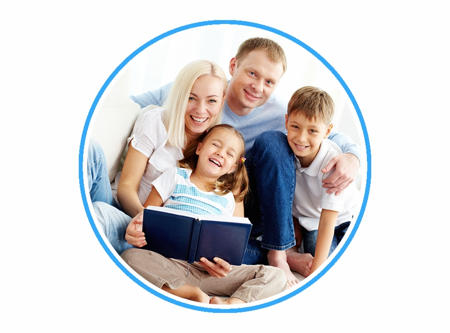Happy Family Reading A Book Dentist Glen Waverley