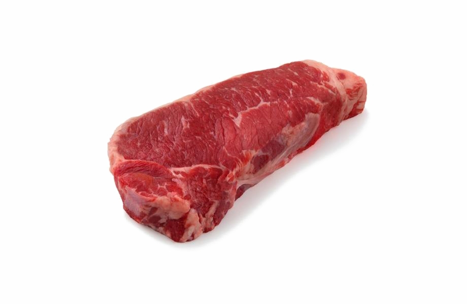Meat Transparent Ny Strip Steak