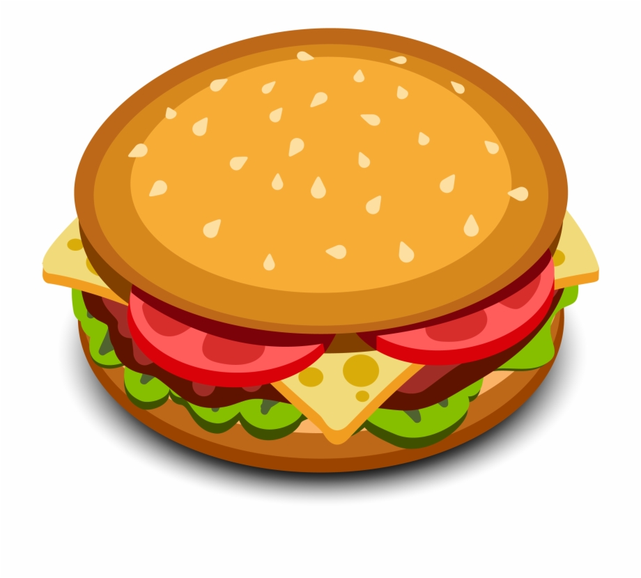 Hamburger Cheeseburger Chicken Sandwich Sandwich Vector Burger Cartoon