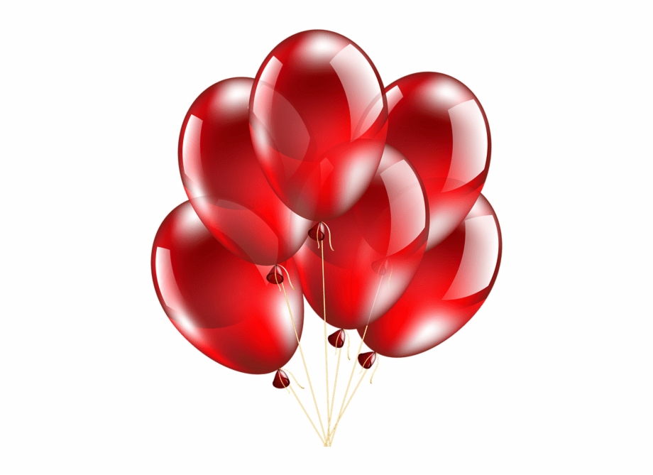 Red Balloons Transparent Clip Red Balloons Transparent Background