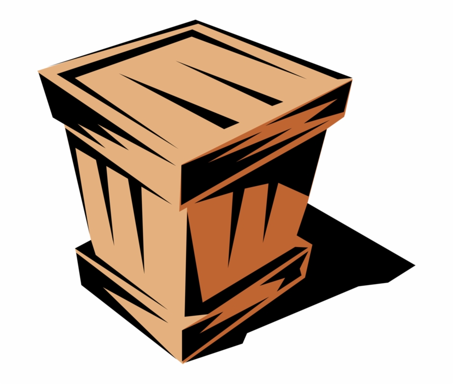 Clip Art Royalty Free Library Podium Vector Wooden