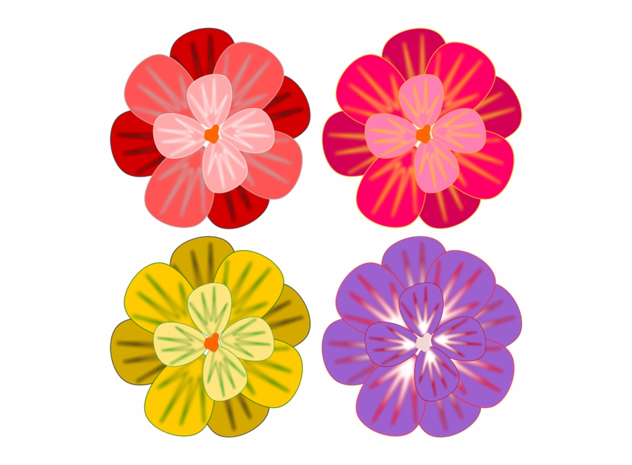 Clipart Info Flower Clip Art Colorful