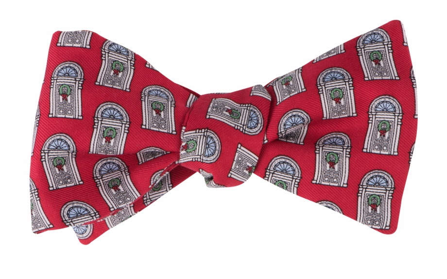 Red Bow Tie Png Paisley
