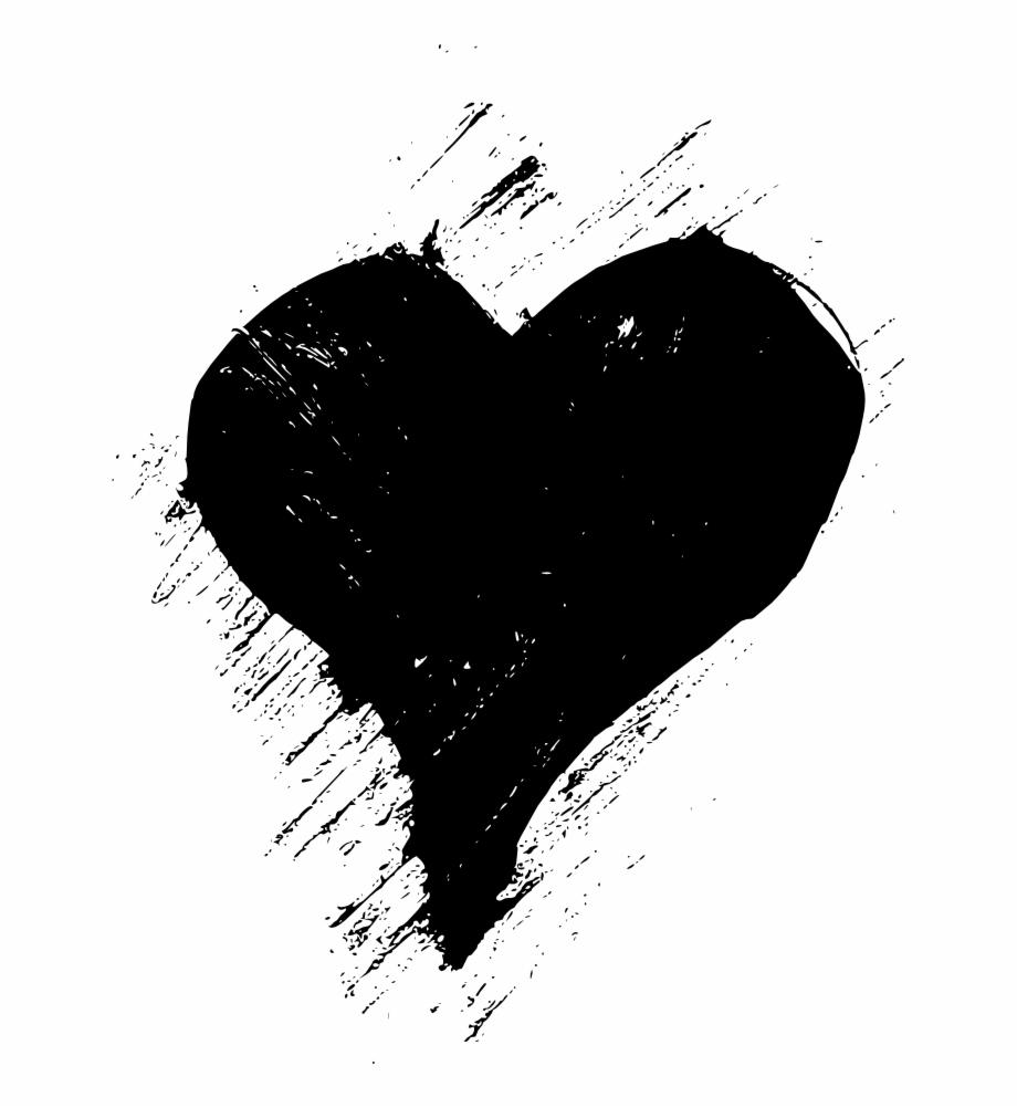 Grunge Heart Png Heart