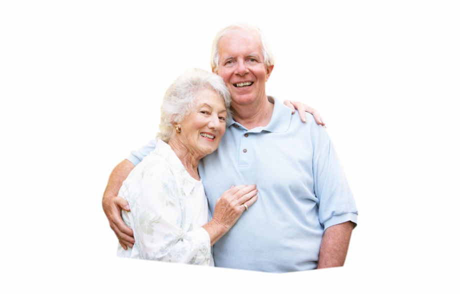 Lovely Senior Couple Elderly Couple Transparent Background