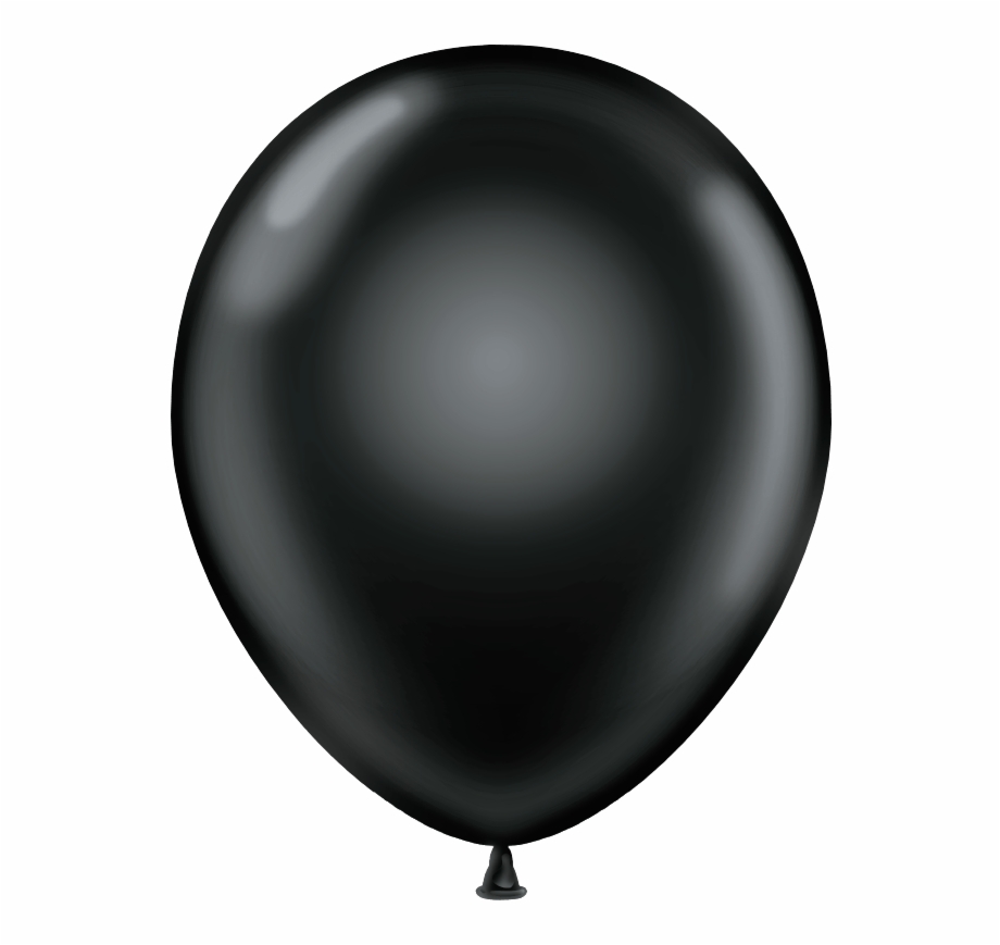 Transparent Black And White Balloons Maple City Rubber