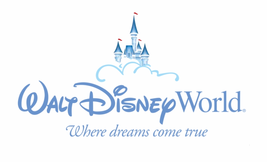 Black And Disney World Florida Logo