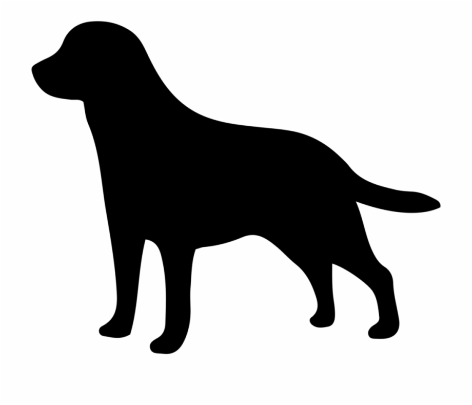 Dog Svg Labrador Silhouette Of Labrador Retriever