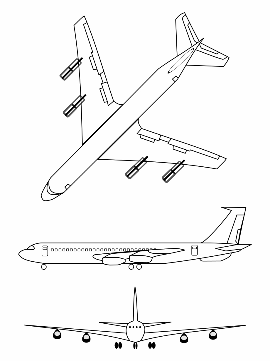 Drawing Airplane Transparent Clipart Free Download Vector Image