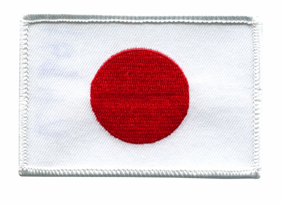 Japanese Flag Patch Circle