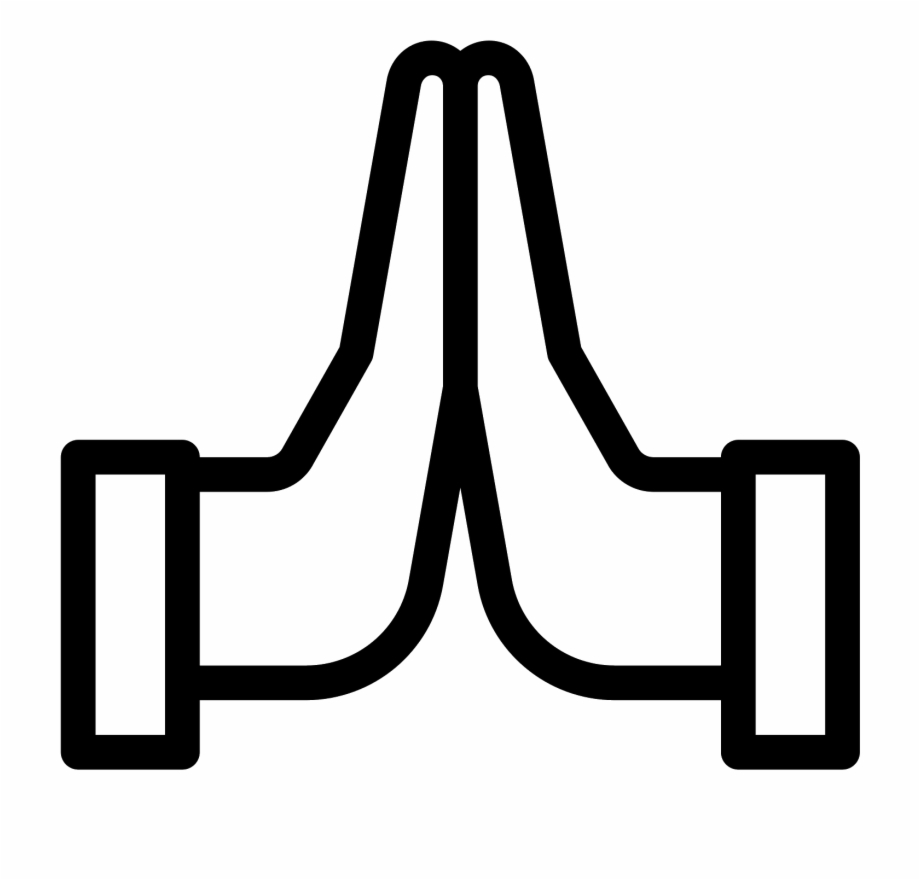 Icon Free Download Png Black And White Prayer