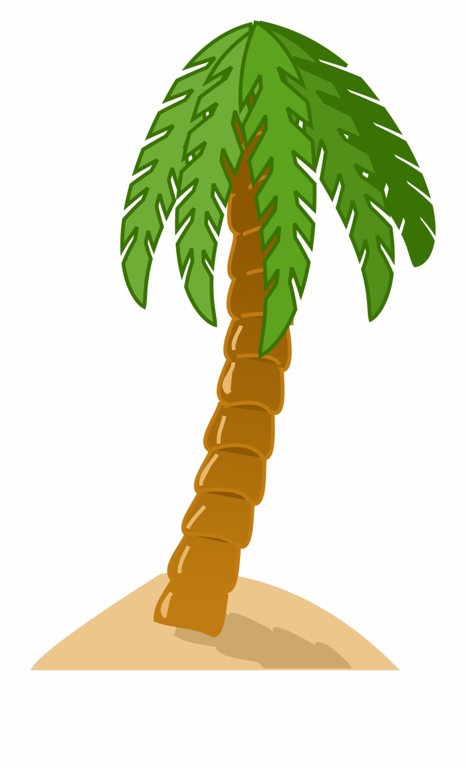 Palm Tree Clipart Sand Palm Tree Clip Art
