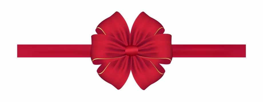 Red Bow With Art