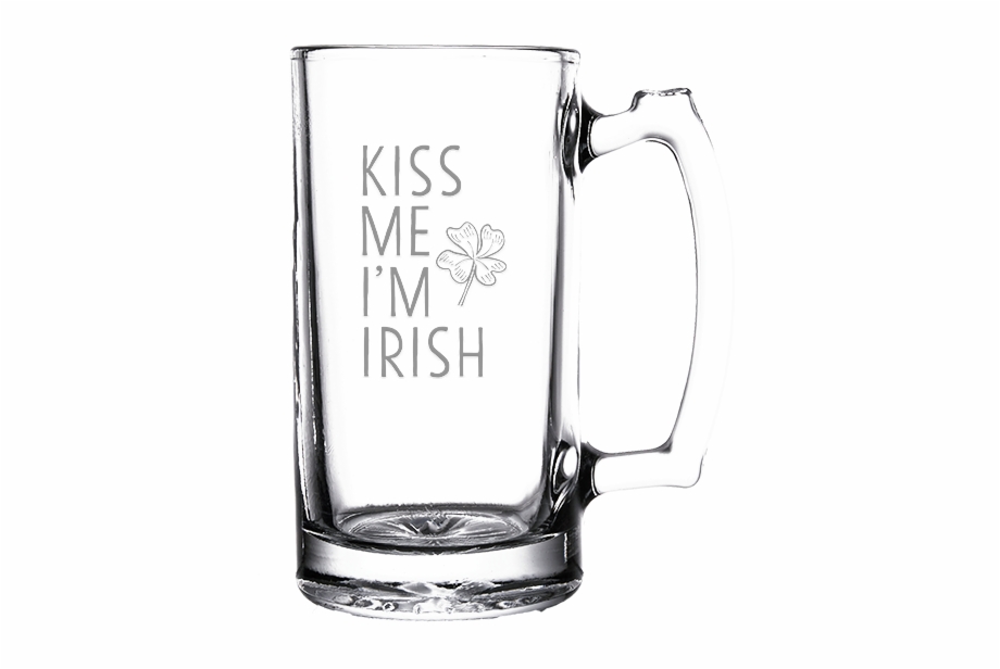 Kiss Me Im Irish Beer Mug Beer Glass