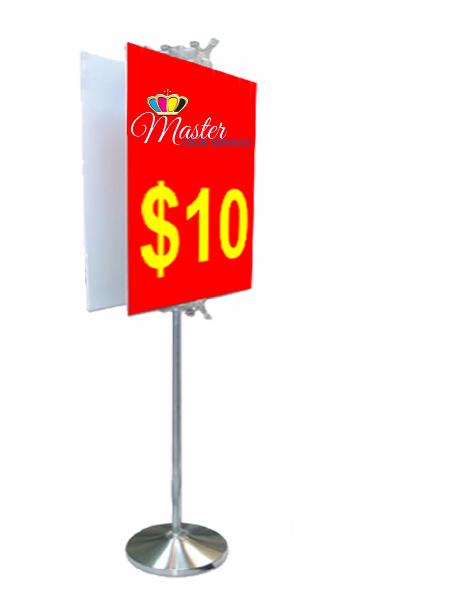 Clip Pole Stand Sign