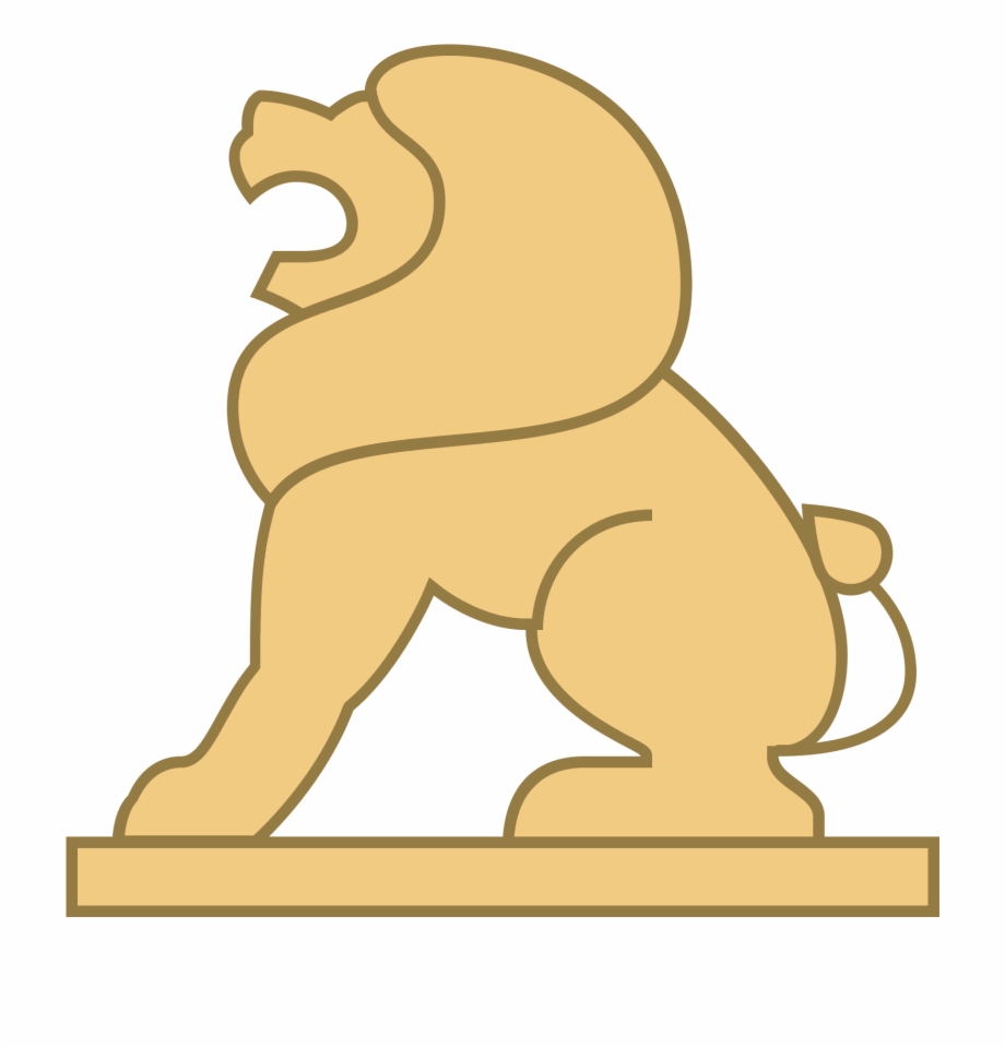 Statue De Lion Icon Cartoon