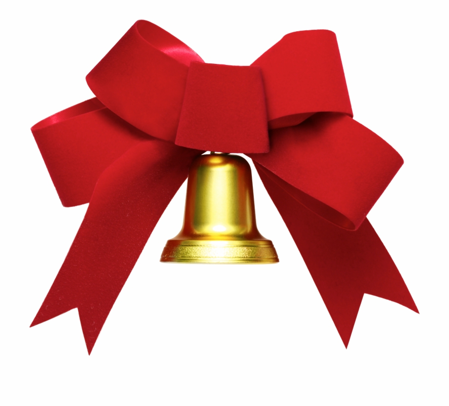 Christmas Bell Png Bell And Ribbon