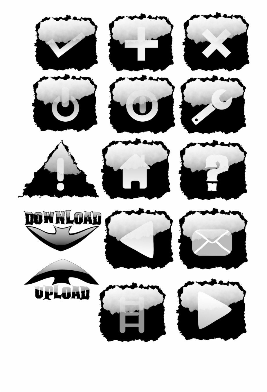 This Free Icons Png Design Of Black Torn